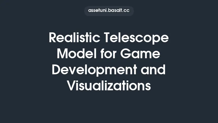 Realistic Telescope Model for Game Development and Visualizations Thumbnail