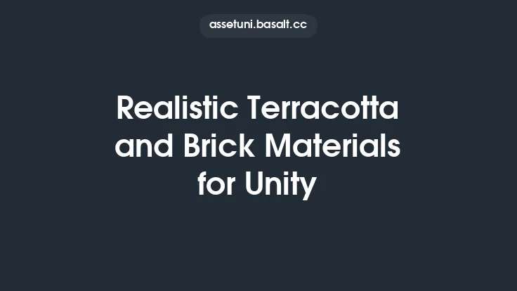Realistic Terracotta and Brick Materials for Unity Thumbnail