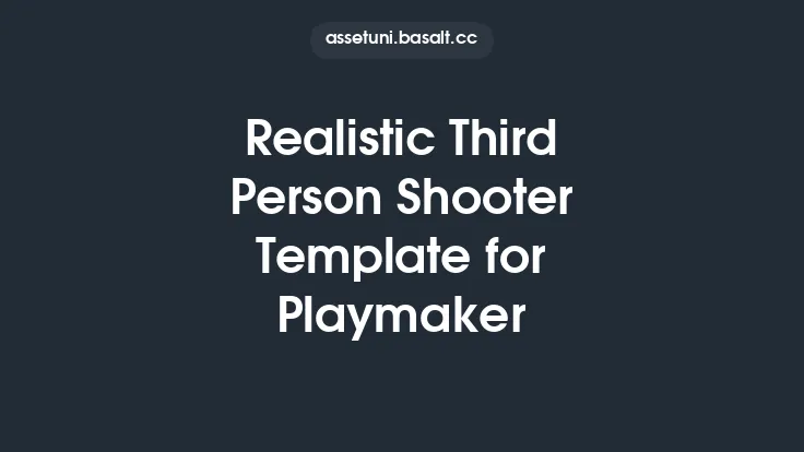 Realistic Third Person Shooter Template for Playmaker Thumbnail