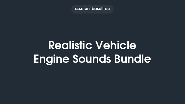 Realistic Vehicle Engine Sounds Bundle Thumbnail