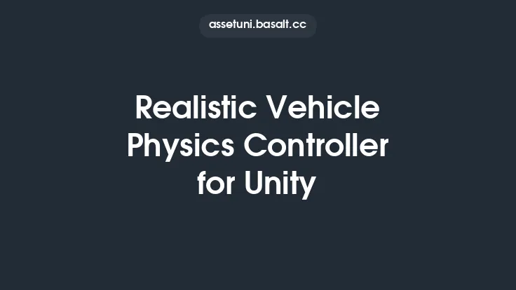 Realistic Vehicle Physics Controller for Unity Thumbnail