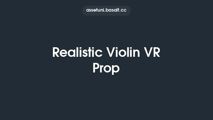 Realistic Violin VR Prop Thumbnail