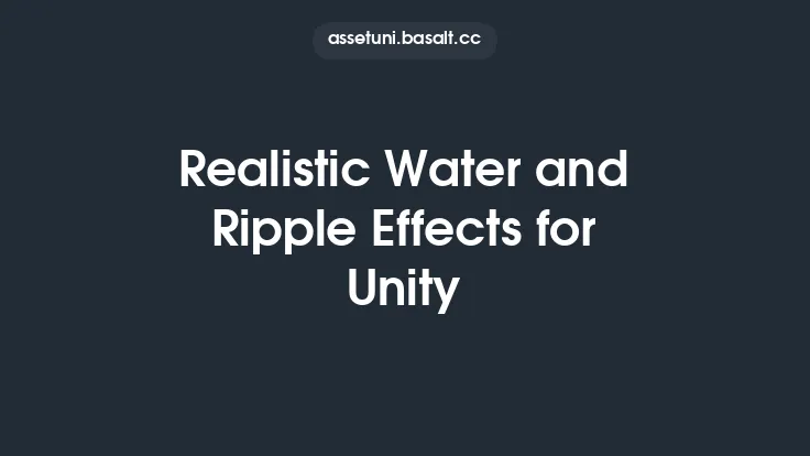 Realistic Water and Ripple Effects for Unity Thumbnail