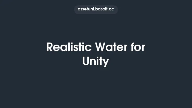 Realistic Water for Unity Thumbnail