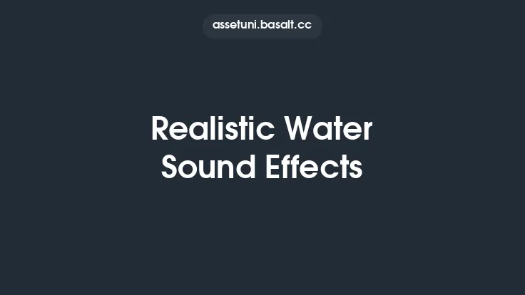 Realistic Water Sound Effects Thumbnail