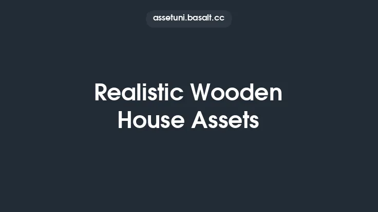 Realistic Wooden House Assets Thumbnail