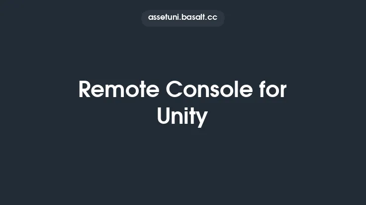 Remote Console for Unity Thumbnail