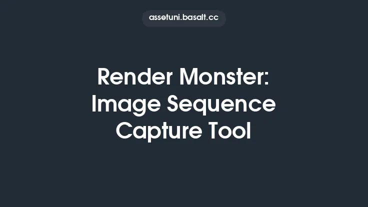 Render Monster: Image Sequence Capture Tool Thumbnail