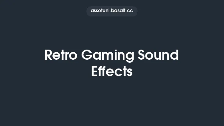 Retro Gaming Sound Effects Thumbnail