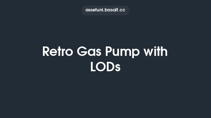 Retro Gas Pump with LODs Thumbnail