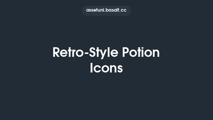 Retro-Style Potion Icons Thumbnail