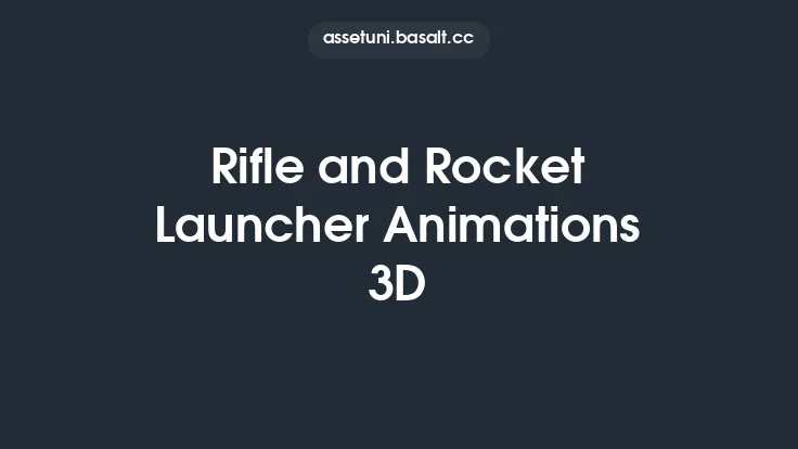 Rifle and Rocket Launcher Animations 3D Thumbnail