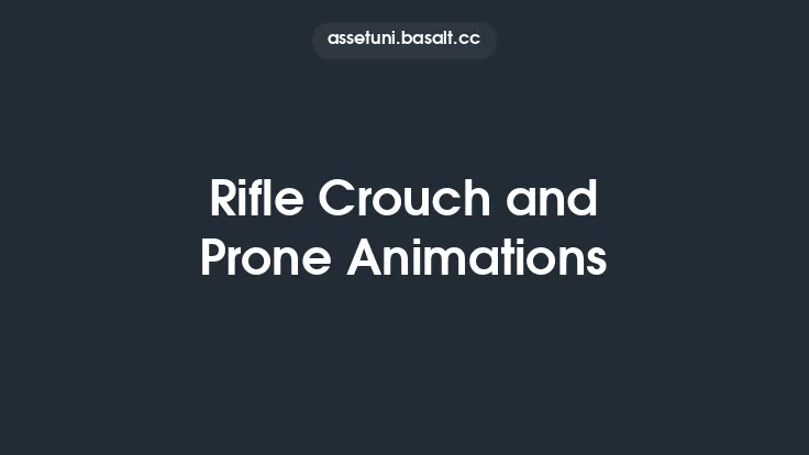 Rifle Crouch and Prone Animations Thumbnail