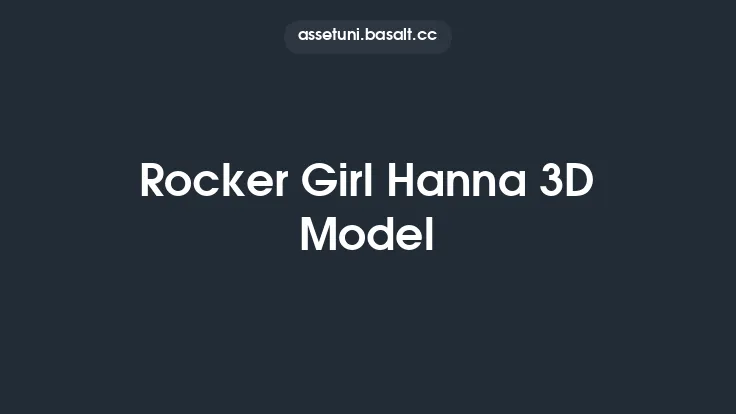 Rocker Girl Hanna 3D Model Thumbnail