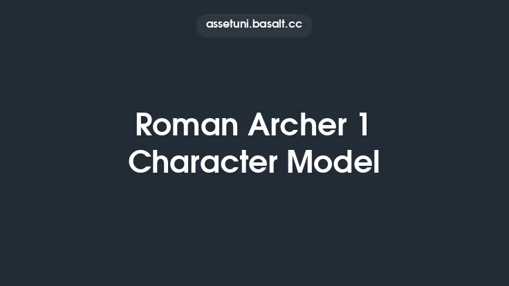 Roman Archer 1 Character Model Thumbnail