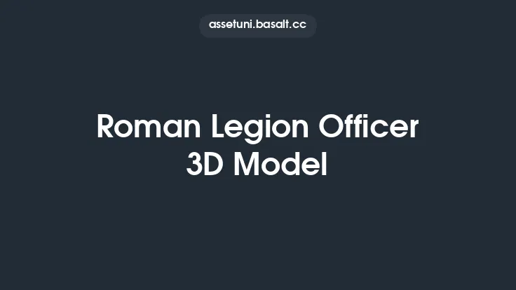 Roman Legion Officer 3D Model Thumbnail