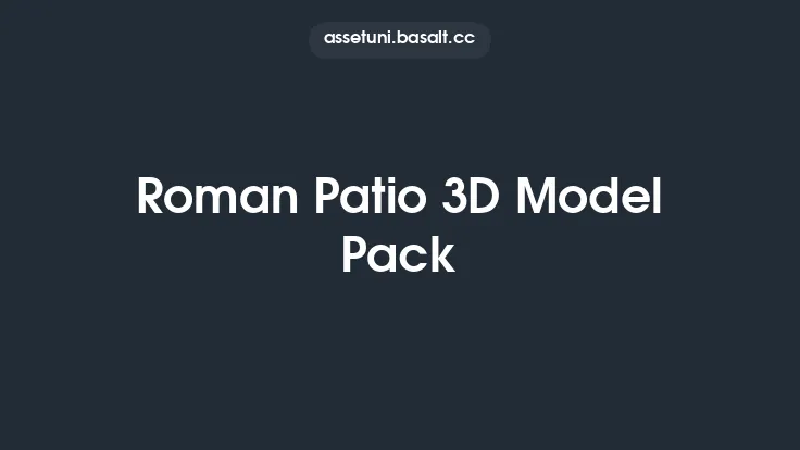 Roman Patio 3D Model Pack Thumbnail