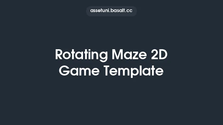 Rotating Maze 2D Game Template Thumbnail