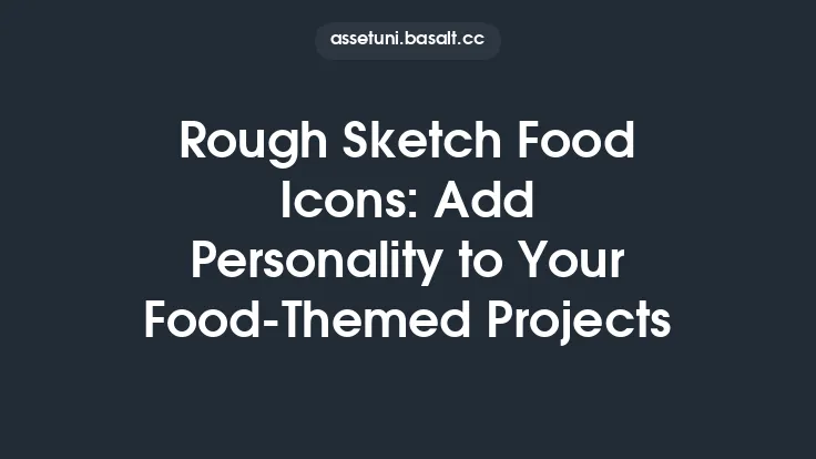 Rough Sketch Food Icons: Add Personality to Your Food-Themed Projects Thumbnail