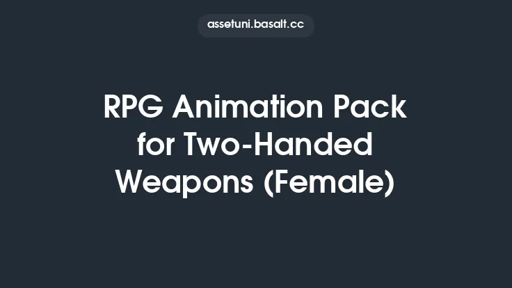 RPG Animation Pack for Two-Handed Weapons (Female) Thumbnail