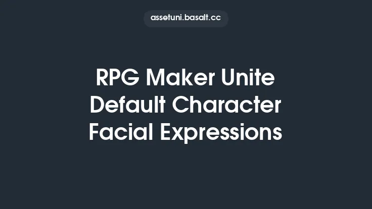 RPG Maker Unite Default Character Facial Expressions Thumbnail