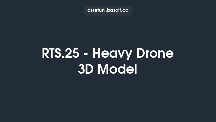 RTS.25 - Heavy Drone 3D Model Thumbnail