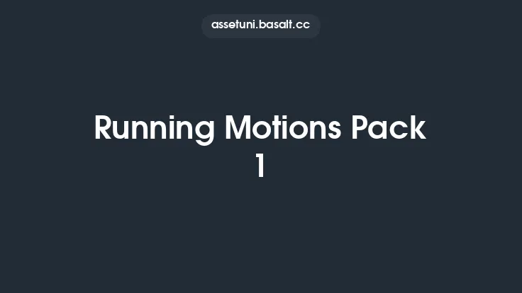 Running Motions Pack 1 Thumbnail