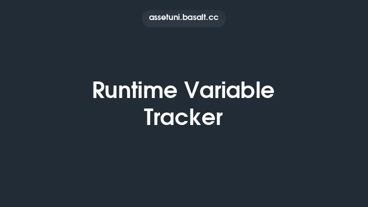 Runtime Variable Tracker Thumbnail