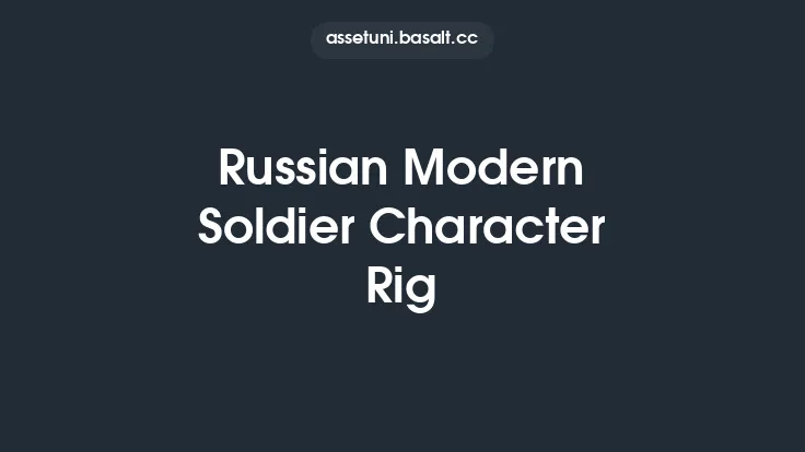 Russian Modern Soldier Character Rig Thumbnail