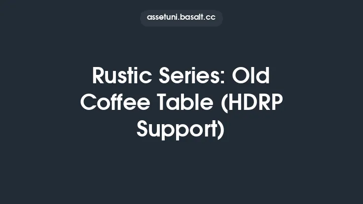 Rustic Series: Old Coffee Table (HDRP Support) Thumbnail