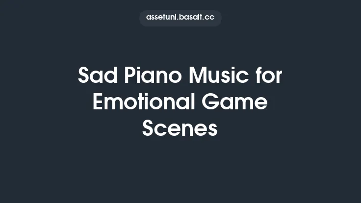 Sad Piano Music for Emotional Game Scenes Thumbnail
