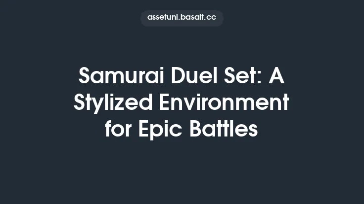 Samurai Duel Set: A Stylized Environment for Epic Battles Thumbnail
