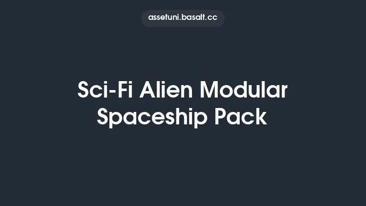 Sci-Fi Alien Modular Spaceship Pack Thumbnail
