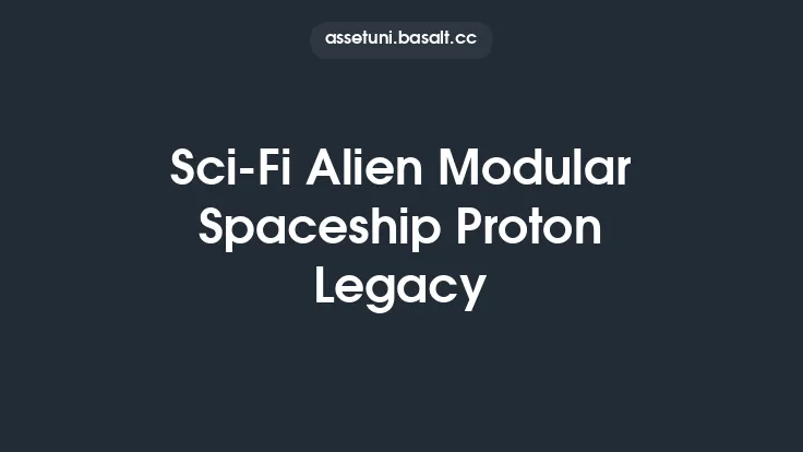 Sci-Fi Alien Modular Spaceship Proton Legacy Thumbnail