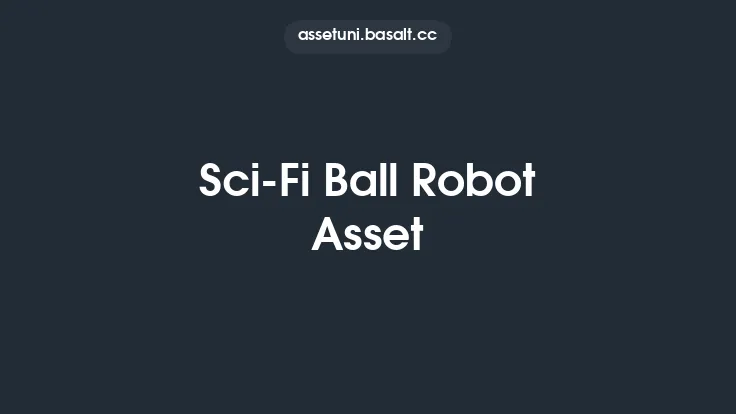 Sci-Fi Ball Robot Asset Thumbnail