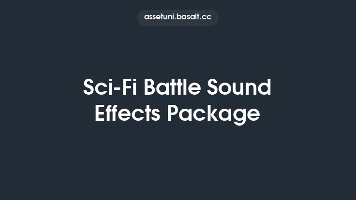 Sci-Fi Battle Sound Effects Package Thumbnail