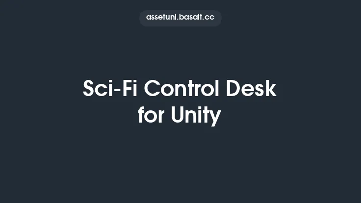 Sci-Fi Control Desk for Unity Thumbnail