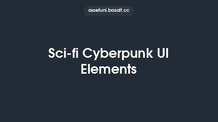 Sci-fi Cyberpunk UI Elements Thumbnail