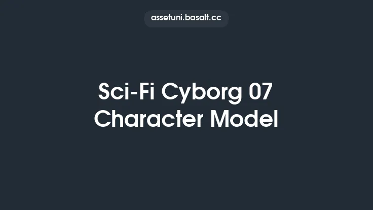 Sci-Fi Cyborg 07 Character Model Thumbnail