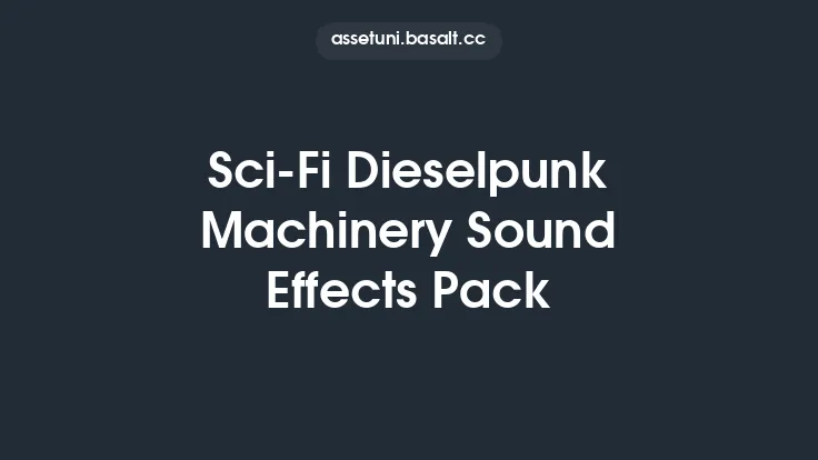 Sci-Fi Dieselpunk Machinery Sound Effects Pack Thumbnail