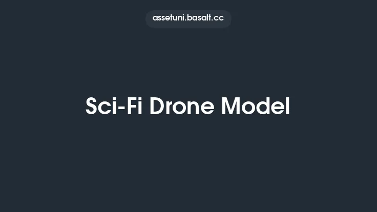 Sci-Fi Drone Model Thumbnail
