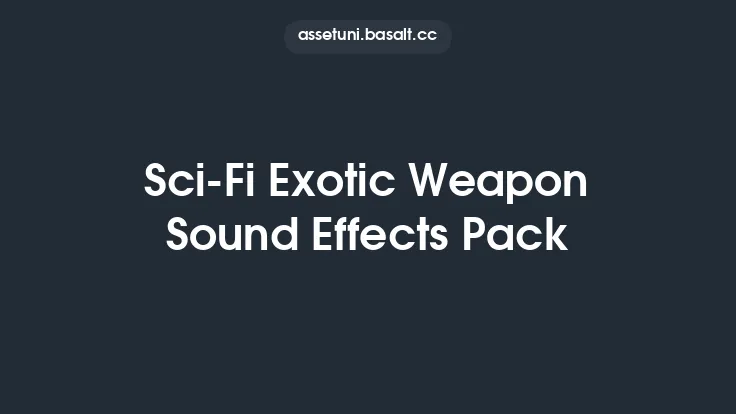Sci-Fi Exotic Weapon Sound Effects Pack Thumbnail