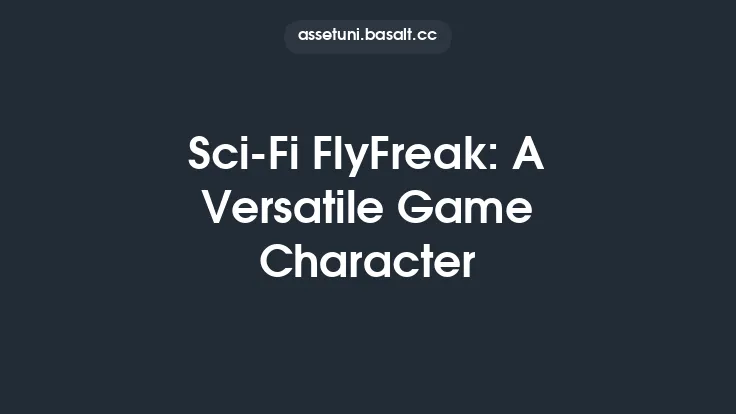 Sci-Fi FlyFreak: A Versatile Game Character Thumbnail