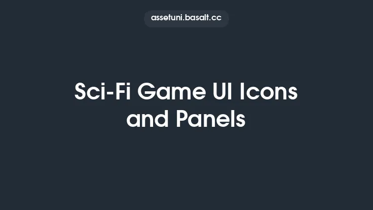 Sci-Fi Game UI Icons and Panels Thumbnail