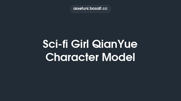 Sci-fi Girl QianYue Character Model Thumbnail