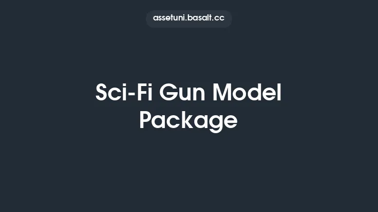 Sci-Fi Gun Model Package Thumbnail