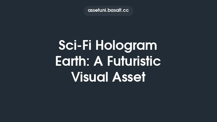 Sci-Fi Hologram Earth: A Futuristic Visual Asset Thumbnail