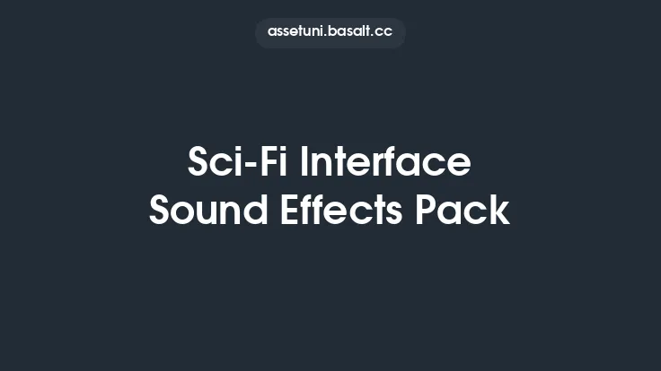 Sci-Fi Interface Sound Effects Pack Thumbnail