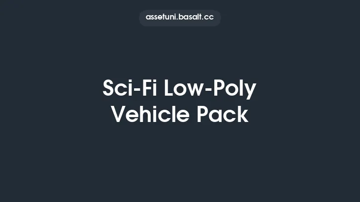 Sci-Fi Low-Poly Vehicle Pack Thumbnail