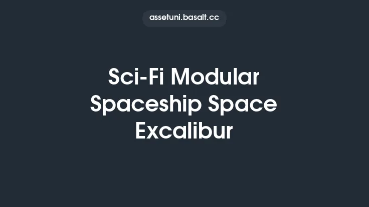 Sci-Fi Modular Spaceship Space Excalibur Thumbnail
